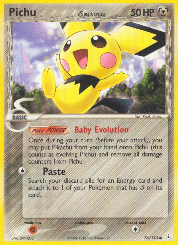 Pichu δ, 76/110