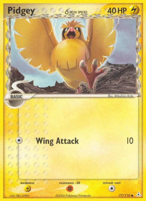 Pidgey δ, 77/110