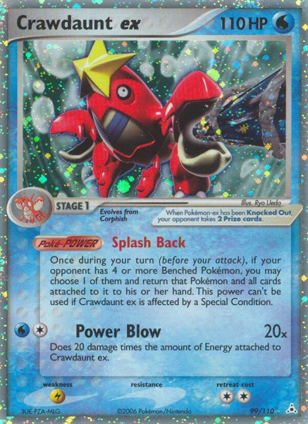 Crawdaunt ex, 99/110