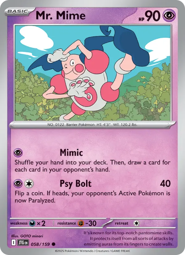 Mr. Mime, 058/159