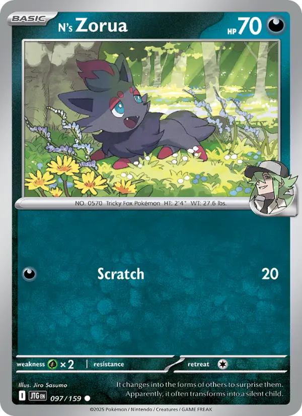 N's Zorua, 097/159