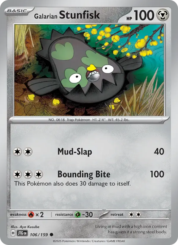 Galarian Stunfisk, 106/159