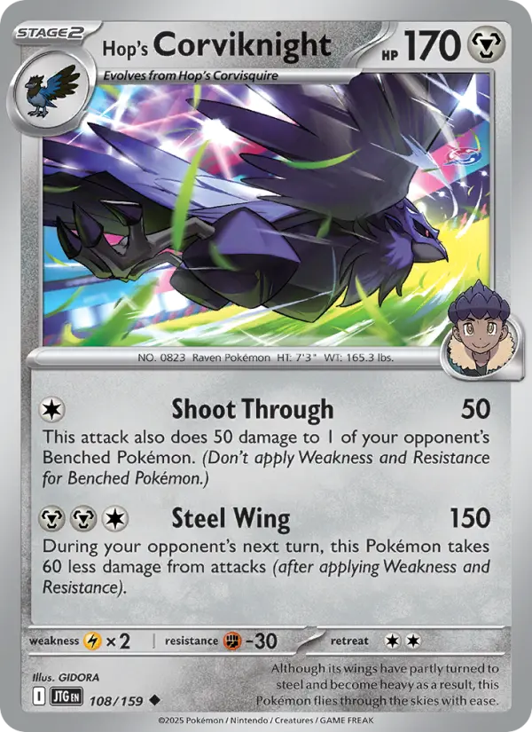 Hop's Corviknight, 108/159