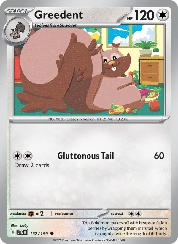 Greedent, 132/159