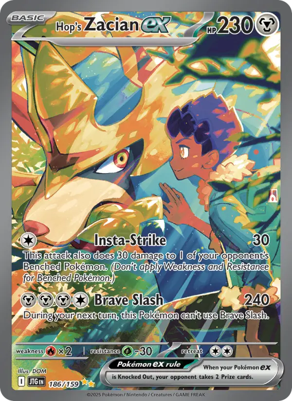 Hop's Zacian ex, 186/159
