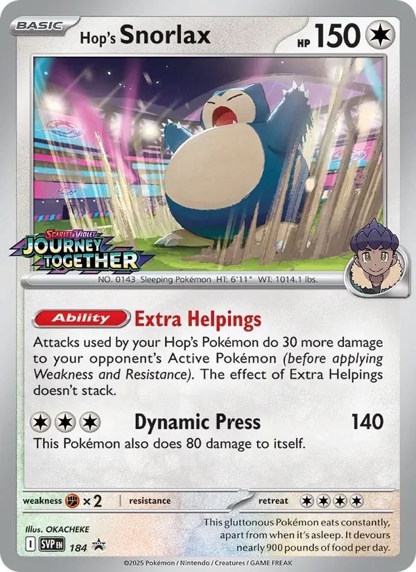 Hop's Snorlax, SVP184