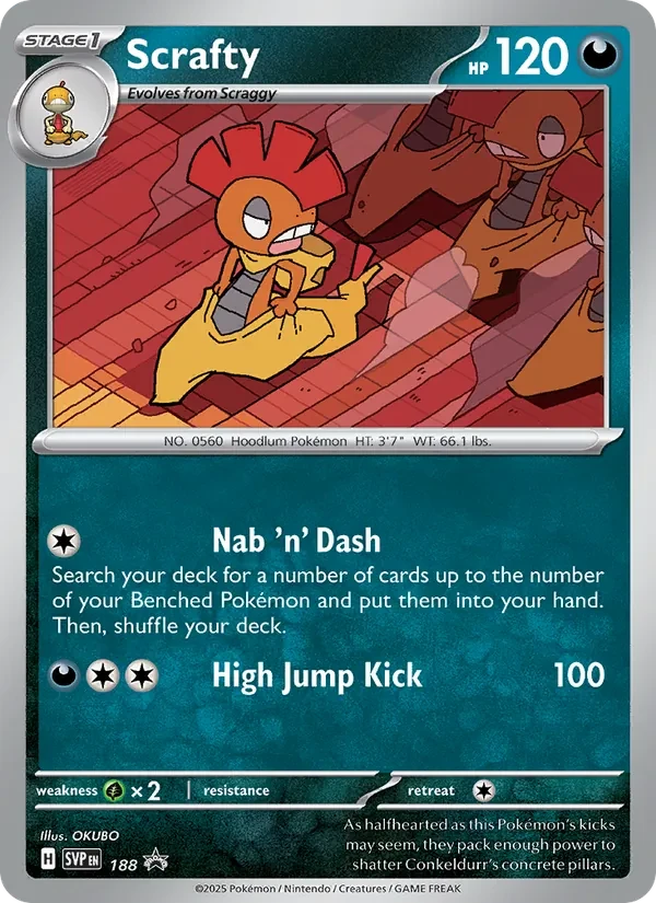 Scrafty, SVP188