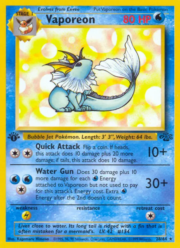 Vaporeon, 028/064