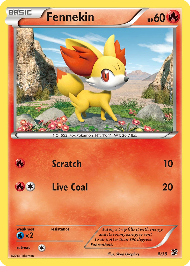 Fennekin, 008/039