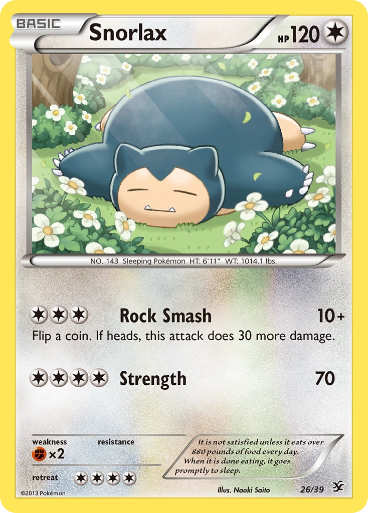 Snorlax, 026/039