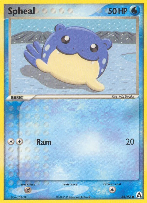 Spheal, 65/92