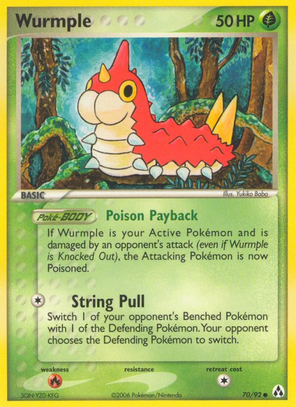 Wurmple, 70/92