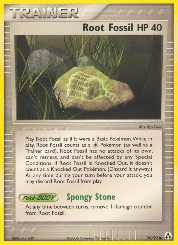Root Fossil, 80/92