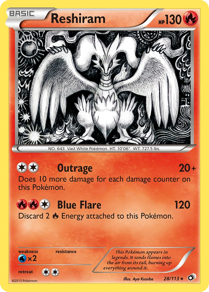 Reshiram, 028/113