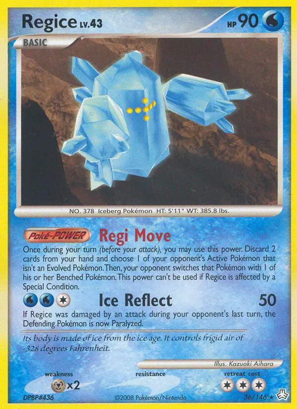 Regice, 36/146