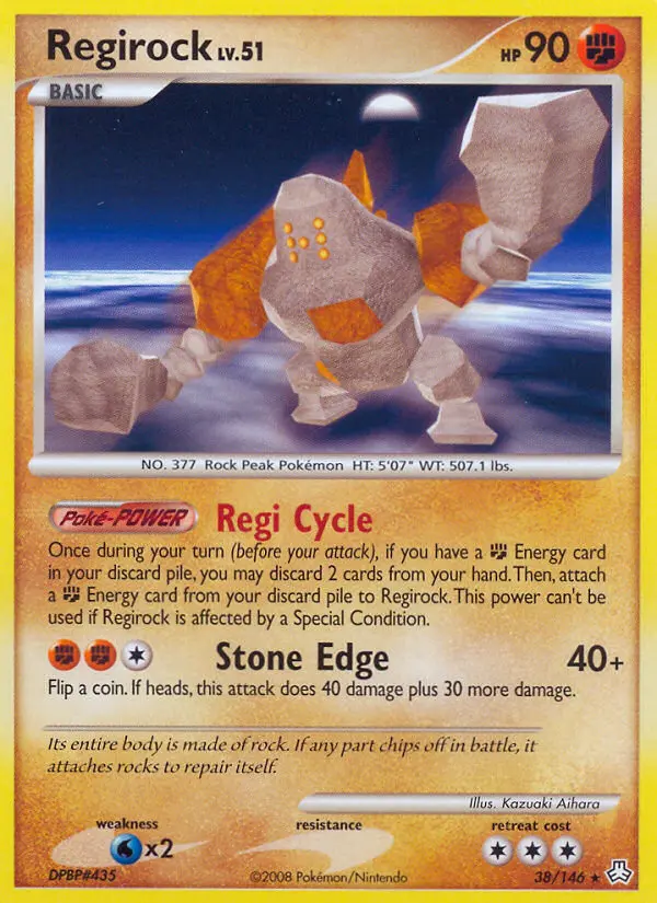 Regirock, 38/146