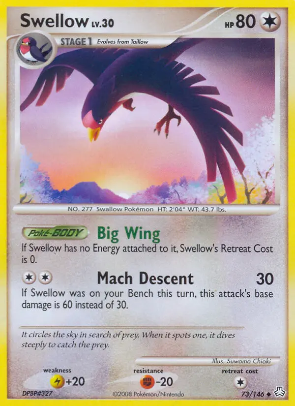 Swellow, 73/146