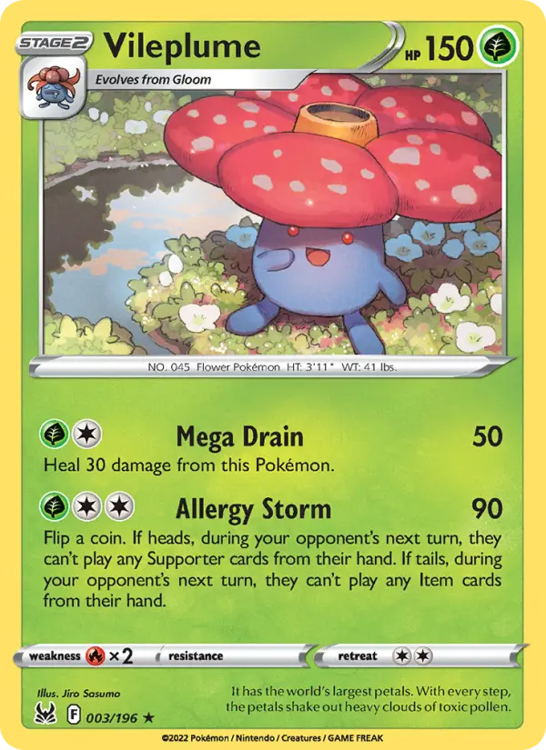 Vileplume, 003/196