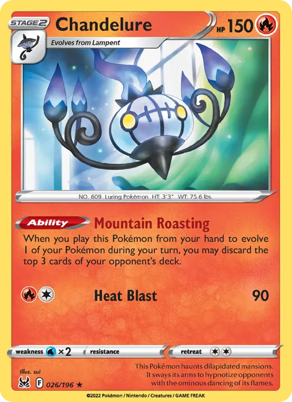 Chandelure, 026/196