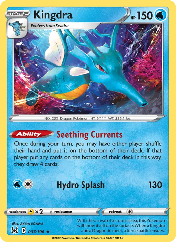 Kingdra, 037/196