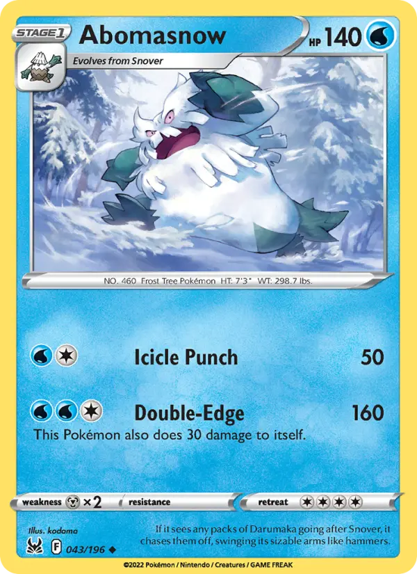Abomasnow, 043/196