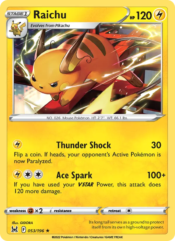 Raichu, 053/196