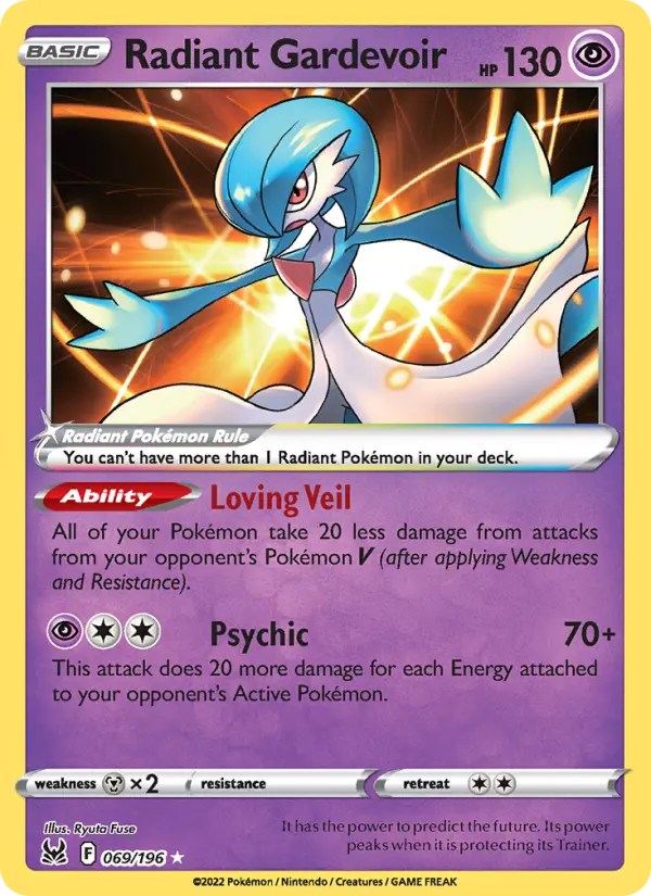 Radiant Gardevoir, 069/196