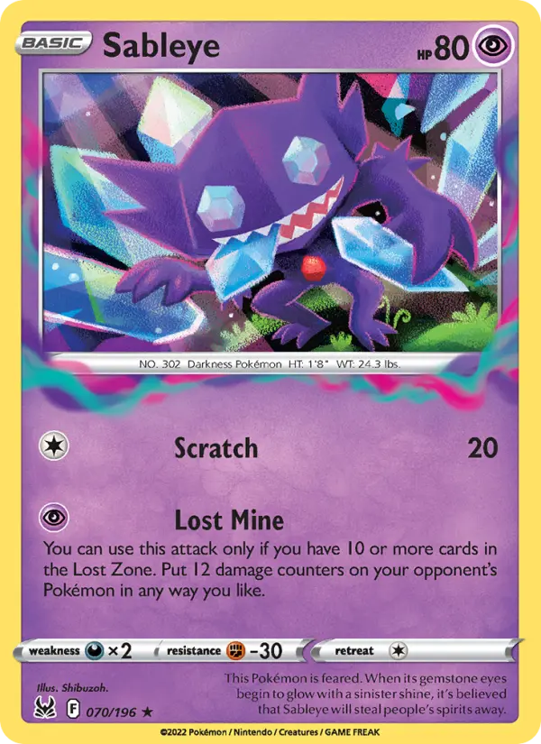 Sableye, 070/196