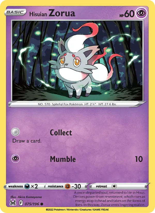 Hisuian Zorua, 075/196