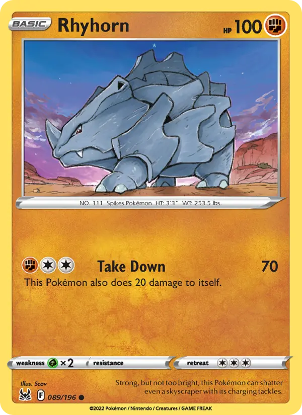 Rhyhorn, 089/196