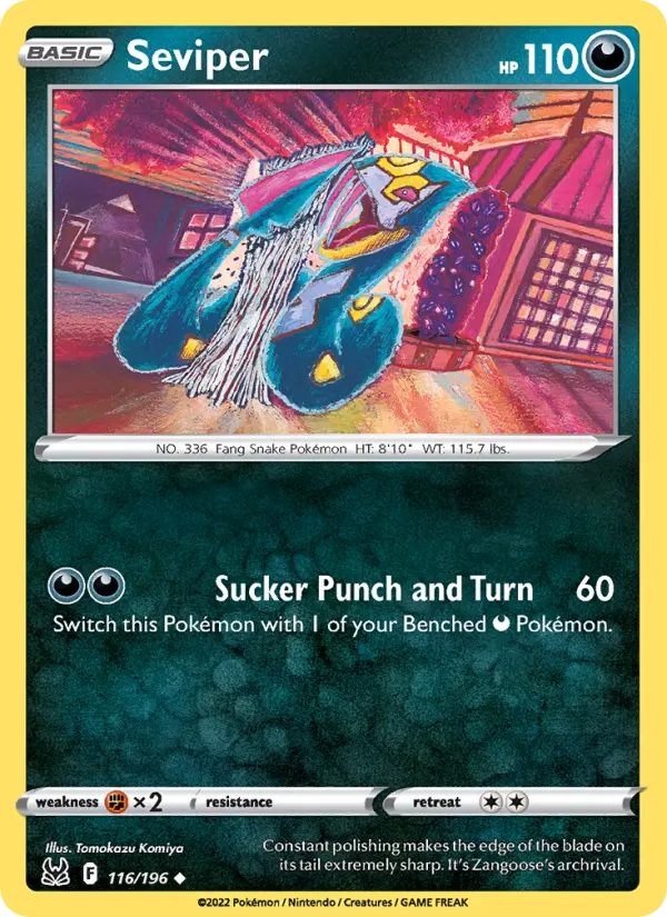 Seviper, 116/196