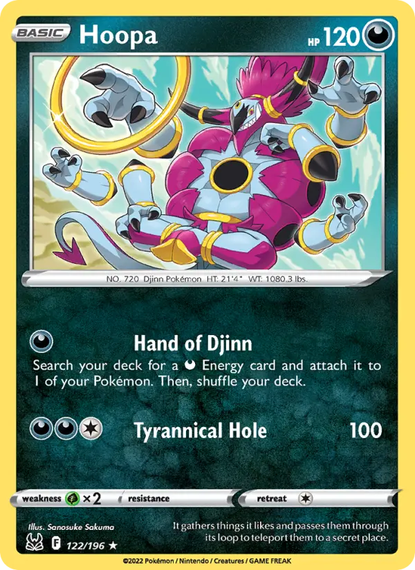 Hoopa, 122/196