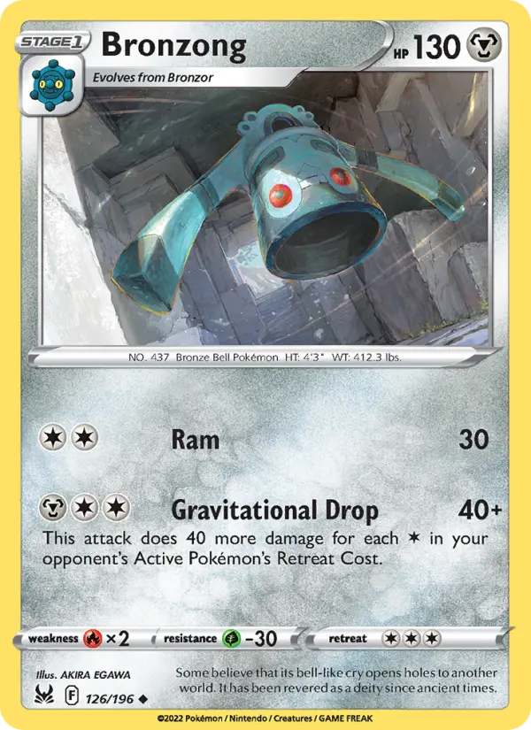 Bronzong, 126/196