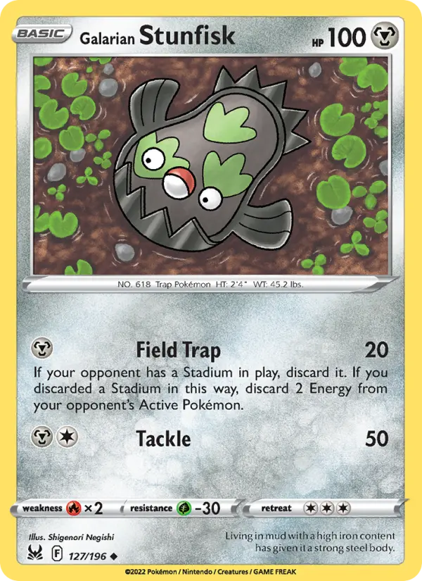 Galarian Stunfisk, 127/196