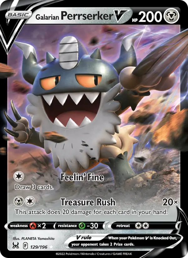 Galarian Perrserker V, 129/196