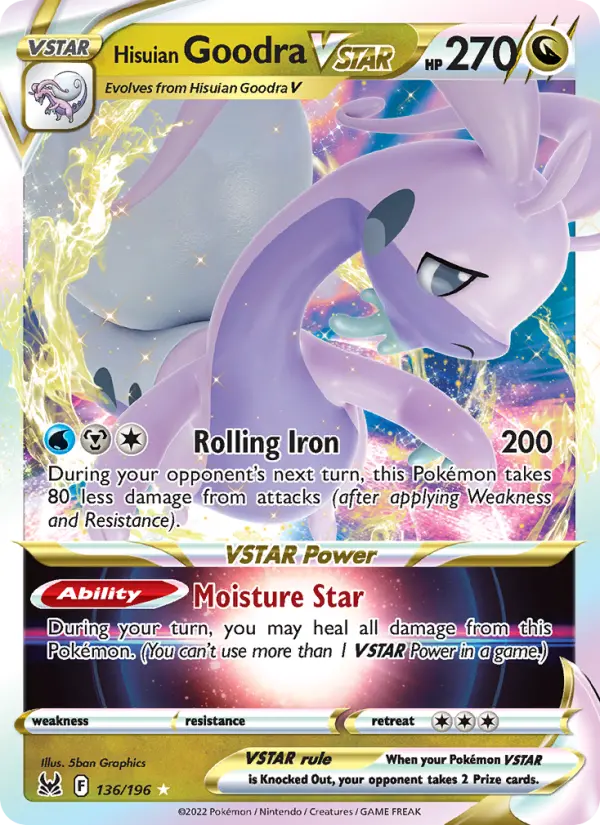 Hisuian Goodra VSTAR, 136/196