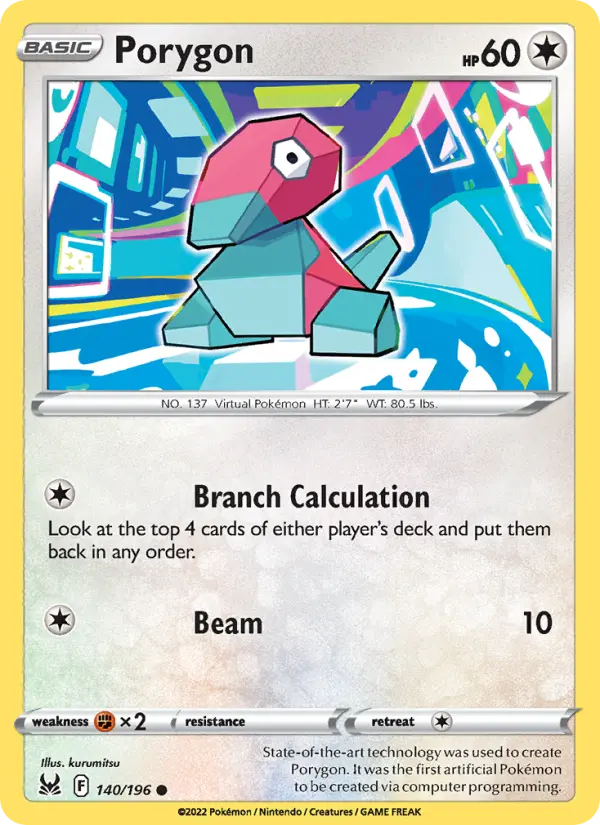 Porygon, 140/196