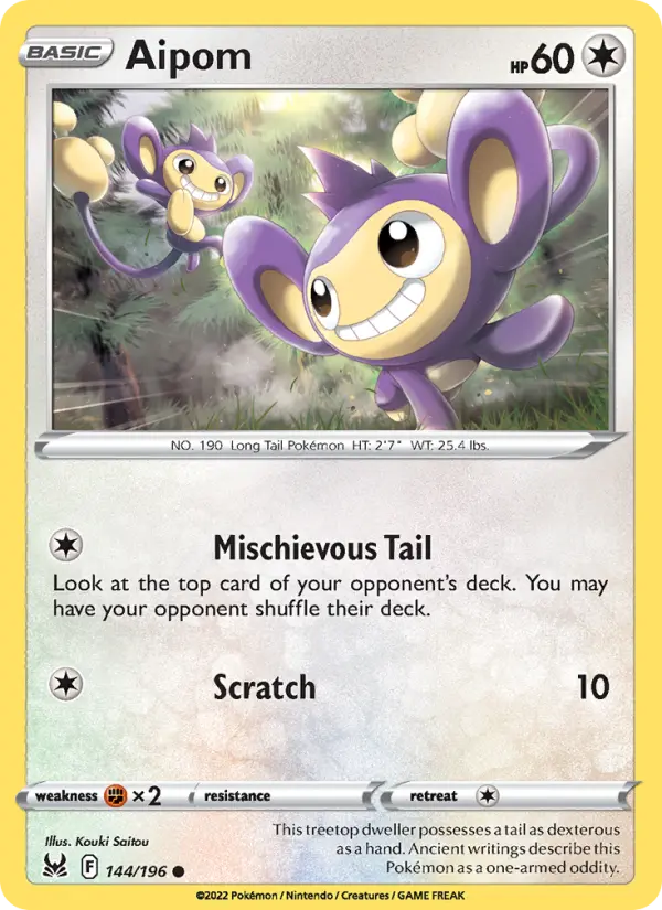 Aipom, 144/196