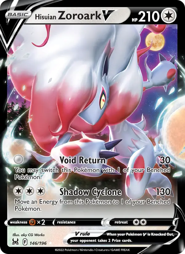 Hisuian Zoroark V, 146/196