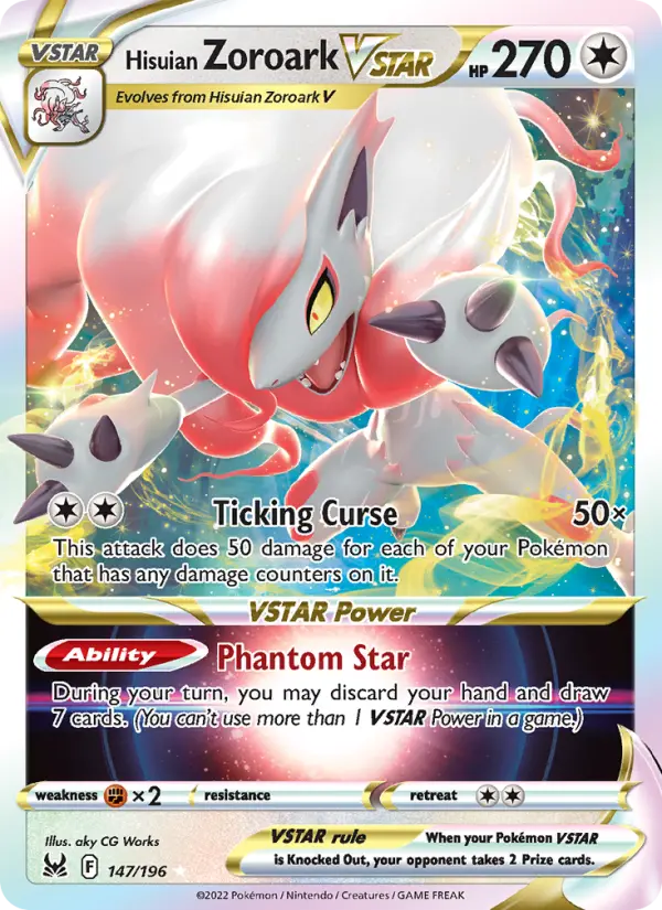 Hisuian Zoroark VSTAR, 147/196