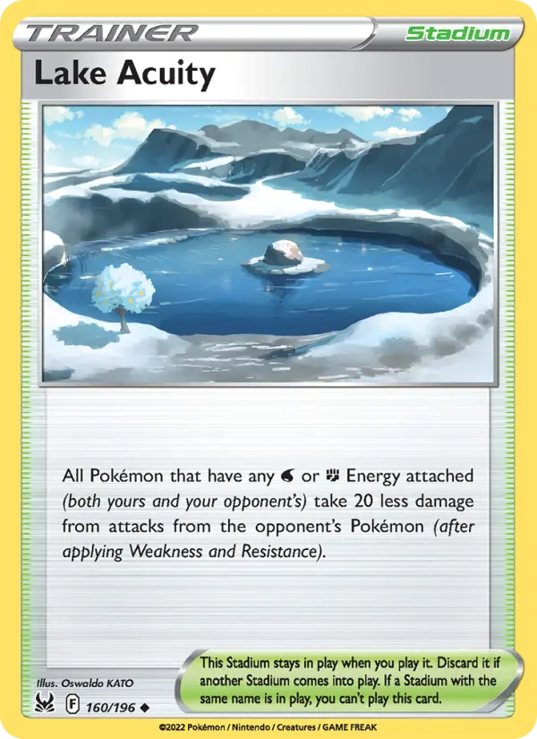 Lake Acuity, 160/196