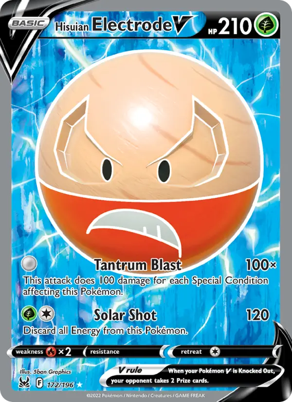 Hisuian Electrode V, 172/196