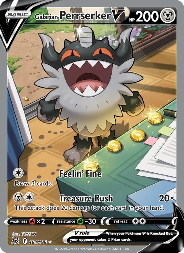 Galarian Perrserker V, 184/196