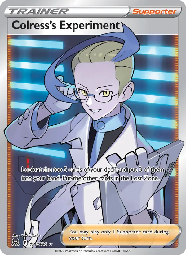 Colress's Experiment, 190/196