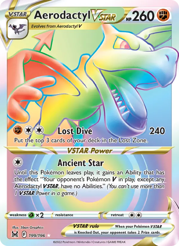 Aerodactyl VSTAR, 199/196
