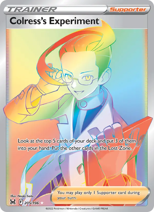 Colress's Experiment, 205/196