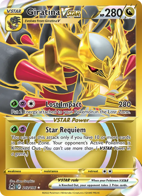 Giratina VSTAR, 212/196