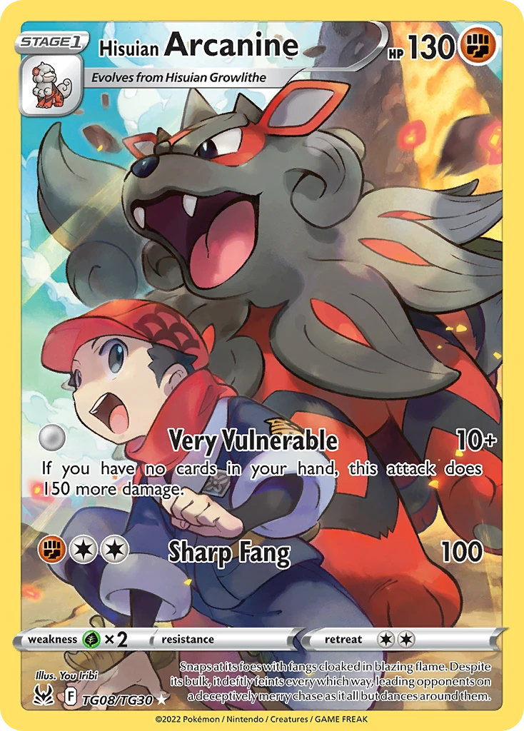 Hisuian Arcanine, TG08/TG30