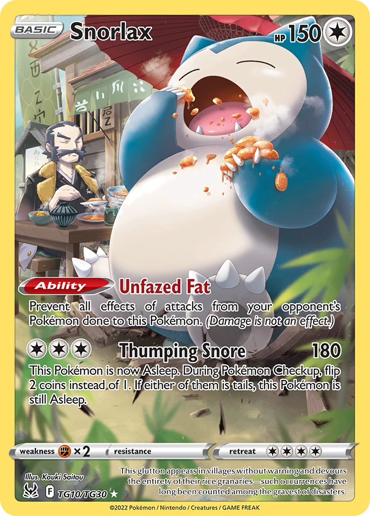 Snorlax, TG10/TG30