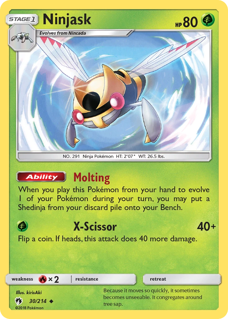 Ninjask, 030/214